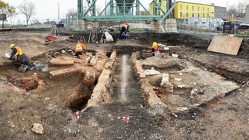 Под мостом Жака Картье обнаружена крупная археологическая находка