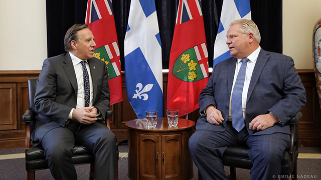 Премьеры Онтарио и Квебека обсудят совместную стратегию восстановления экономики