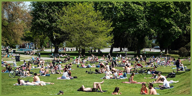 Чаще, чем до пандемии - канадцы атакуют парки и зеленые зоны